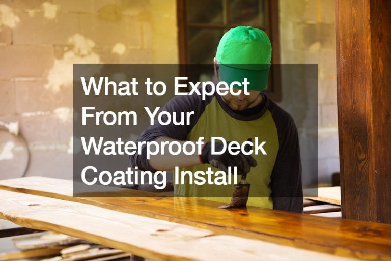 What to Expect From Your Waterproof Deck Coating Install